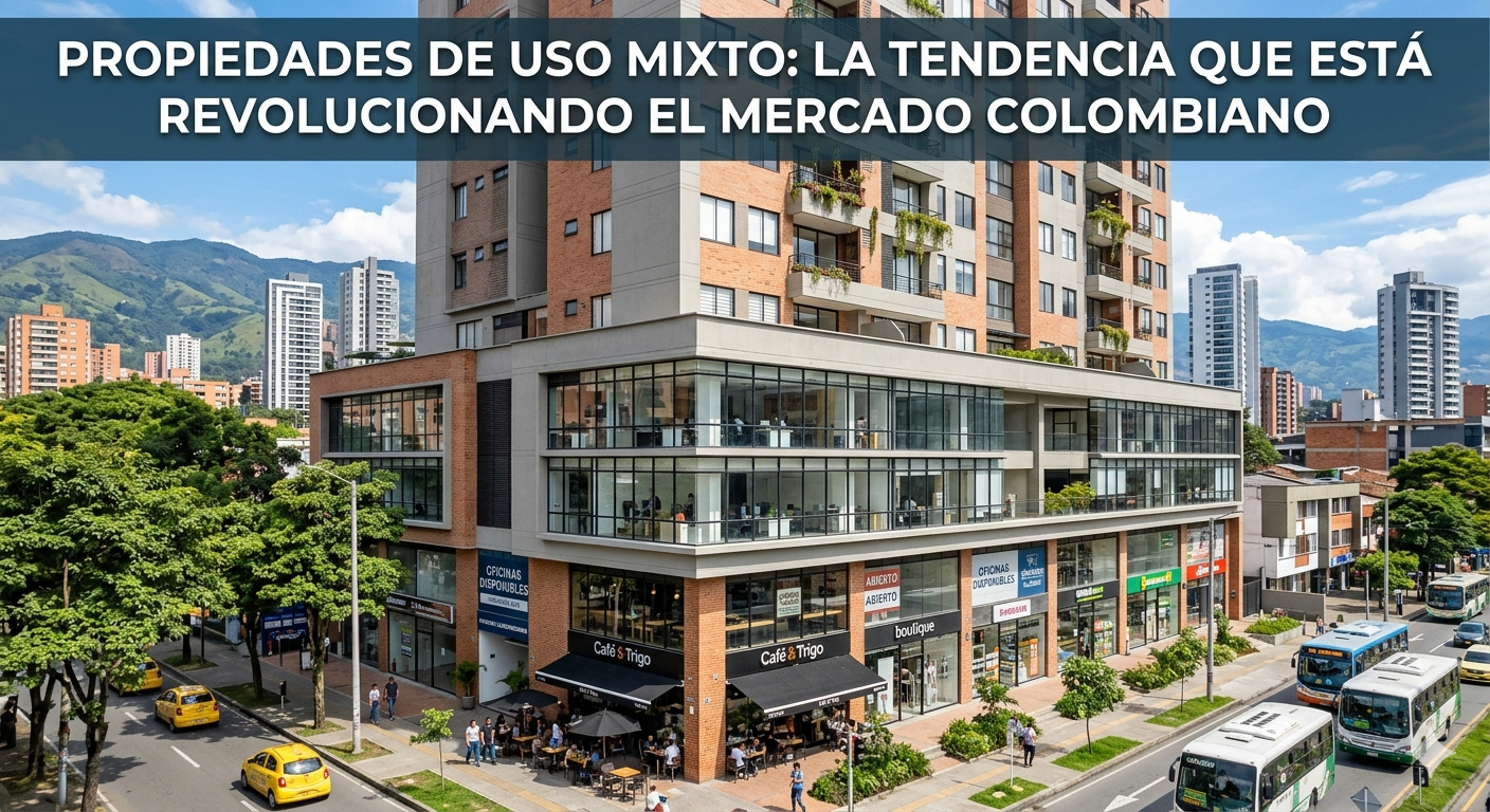 Propiedades de Uso Mixto: La Tendencia que Está Revolucionando el Mercado Colombiano.
