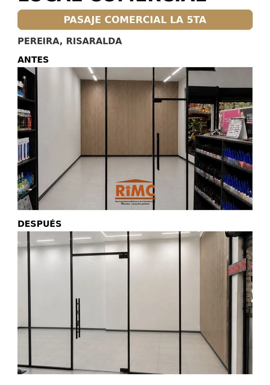 Local en Arriendo en Sector Plaza de Bolivar, Pereira, 12,0 m² (foto 3) — CREBI