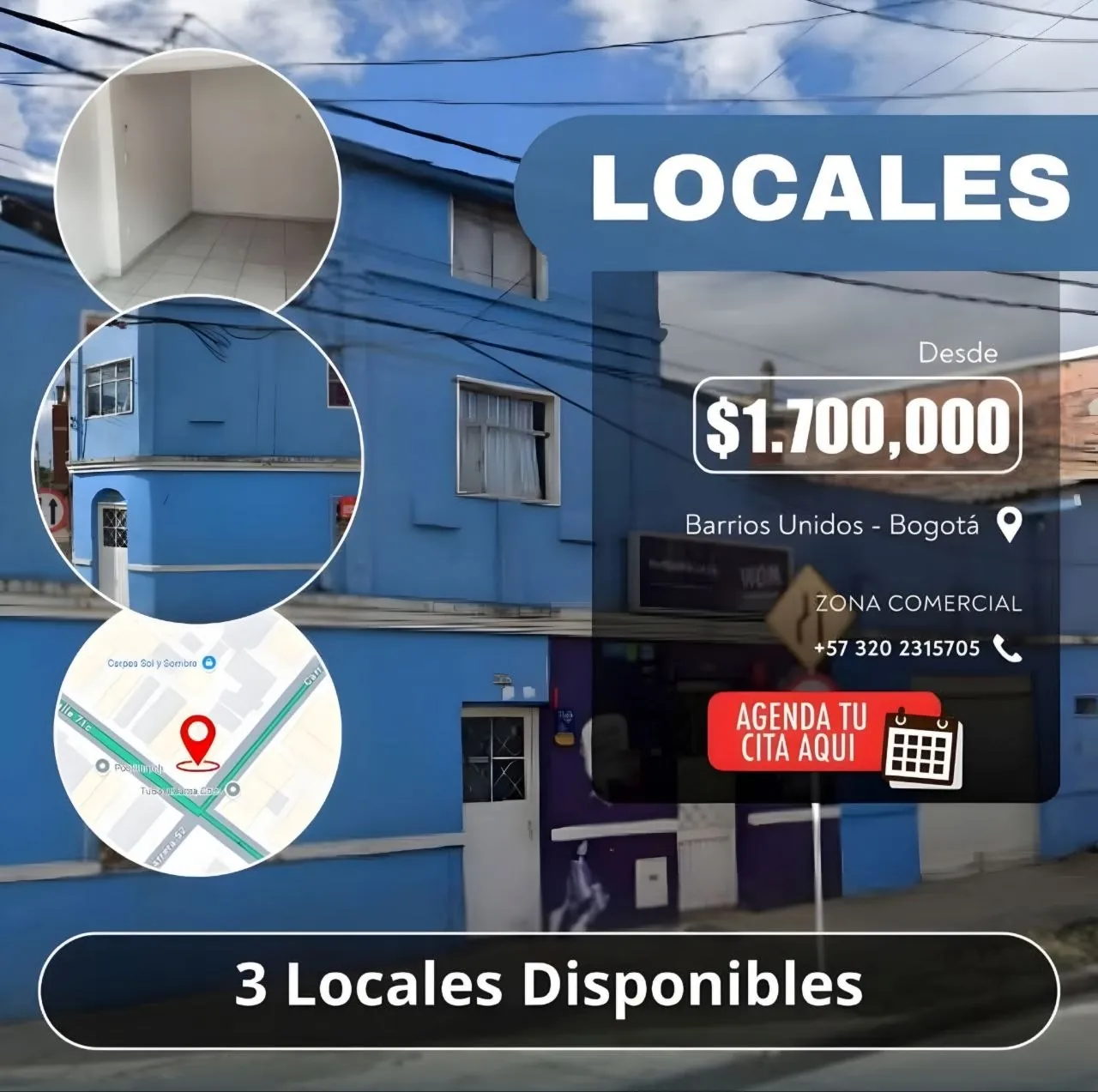 Local en Arriendo en UPZs de Bogotá, Bogotá, 30,0 m² — CREBI